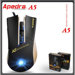 เมาส์เกมมิ่ง เมาส์เล่นเกมส์ Apedra IMICE A5 High Precision Gaming Mouse 7 Buttons 3200 DPI Wired Optical เมาส์มาโครแท้.