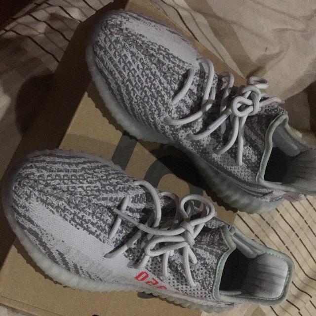 Yeezy v2 blue tint