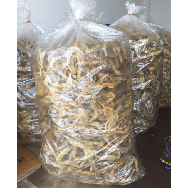 ขายส่ง หนังปลาแซลมอน ถุงใหญ่ 5 kg สำหรับเอาไปทอดขาย