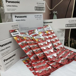 ถ่านกระดุม แบตกระดุม แท้ล้าน% panasonic Lr44 SR44 A76 AG13 G13A (ออกใบกำกับภาษีได้)