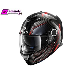 ##"หมวกกันน็อค Shark รุ่น SPARTAN CARBON ลาย Silicium Dark Red Anthracite DRA