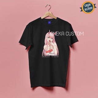 เสื้อยืด พิมพ์ลายอนิเมะ Darling IN THE FRANXX ZERO TWO ANIME WAIFU DISTRO สําหรับผู้ชาย