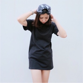 Basic Dress (Black) ชุดเดรสสั้น