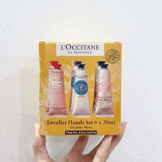 L  Occitane กล่องกระดาษใส่ครีมทามือ ลายเชอร์รี่ โรส 6 ชิ้น