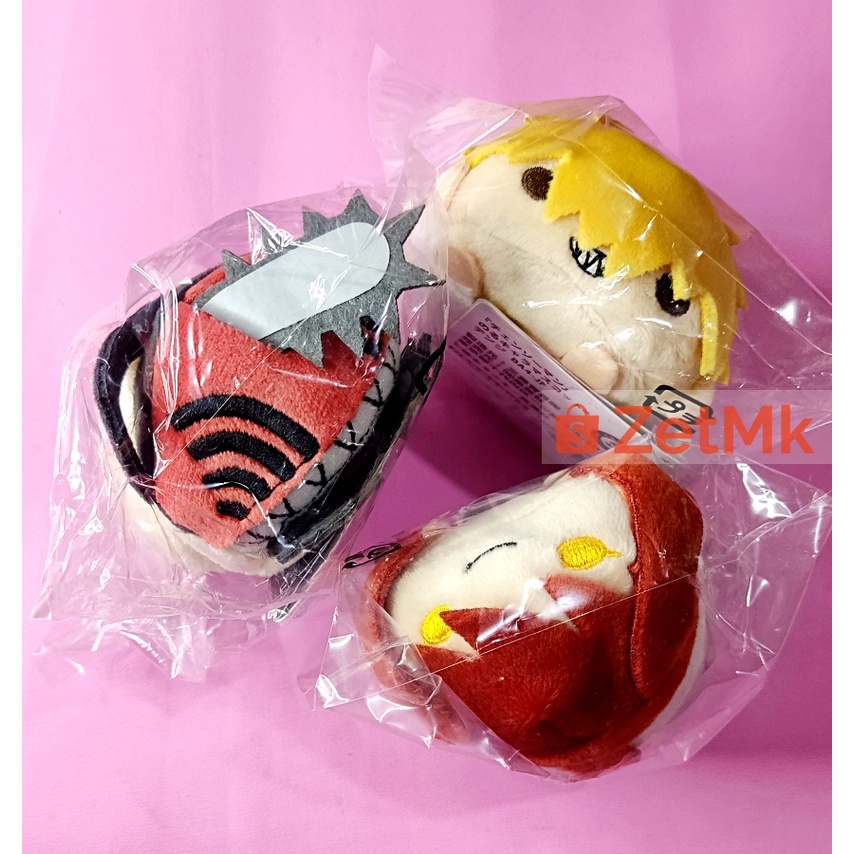 Chainsaw Man Noru Chara Mascot Plush Makima Denji