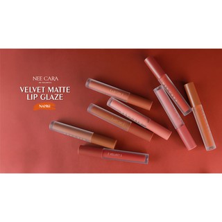 Nee Cara Velvet Matte Lip Glaze #NA1961 ลิปจุ่ม เวลเวท แมท ลิป