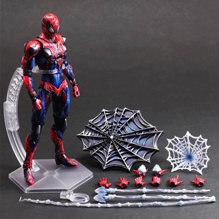 [ส่งฟรี] Model สไปเดอร์-แมน Spider-Man วัสดุ PVC สูง 25 ซม.