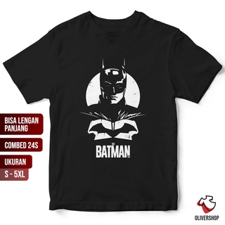 เสื้อผ้าผชBatman เสื้อยืดลําลอง แขนสั้น พิมพ์ลายภาพยนตร์ซูเปอร์ฮีโร่ Brucewayne robert pattinson DC - PREMIUM combed 24s