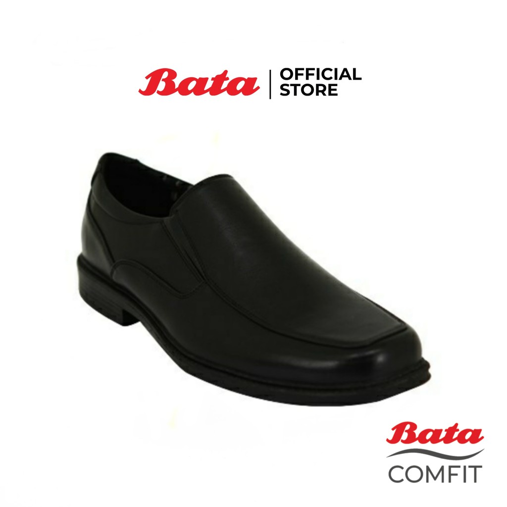 *Best Seller* Bata MEN'S DRESS รองเท้าลำลองผู้ชาย COMFIT แบบสวม หัวตัด สีดำ รหัส 8516113