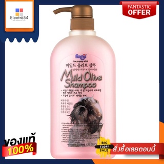 FORRISแชมพูสูตรอ่อนนุ่มลูกสุนัข-แมว750MLFORRIS PUPPY MILD OLIVE SHAMPOO 750 ML.