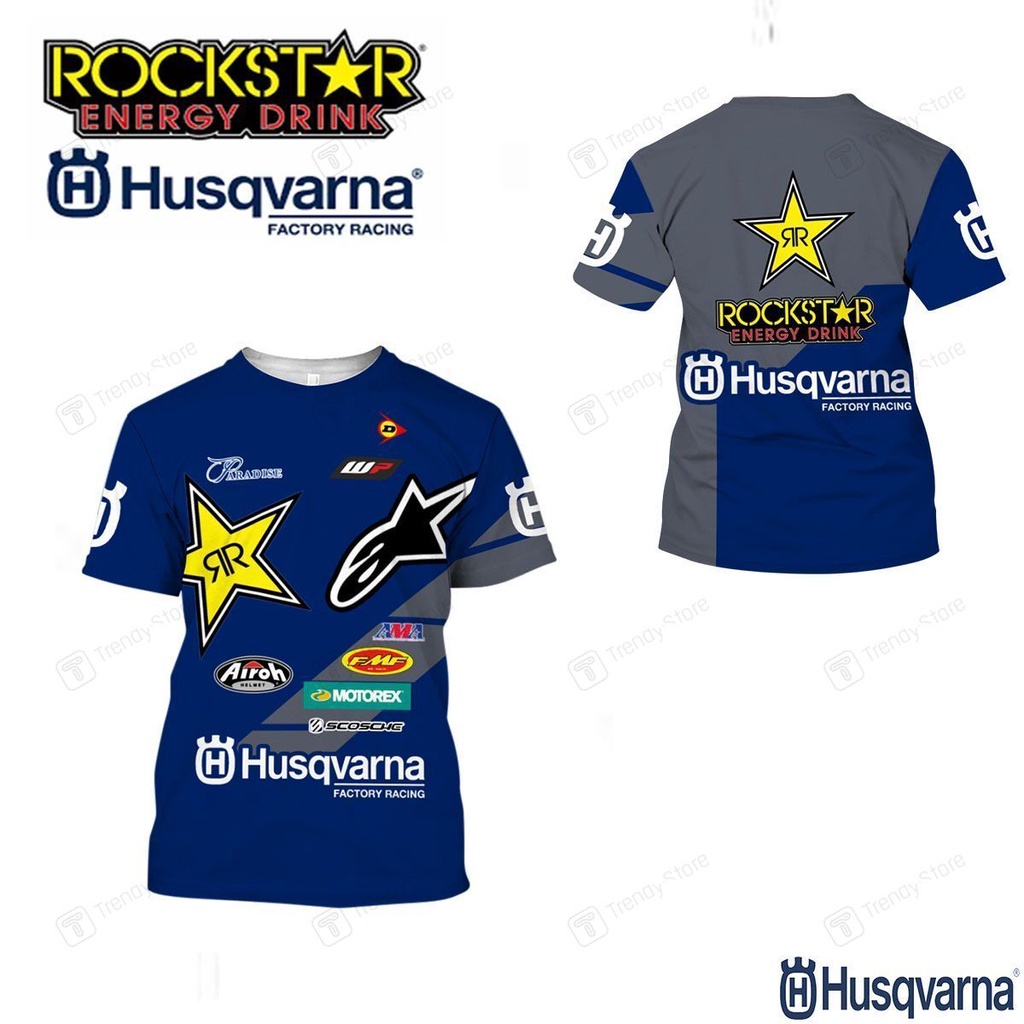 แฟชั่น 3D Husqvarna/Motorcycles/Top Mens T Shirt/Pinnacle Technology 5/Hot