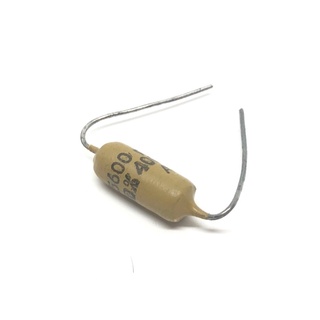 Mustard Capacitor Phillips/Mullard 5600 pF 400V (NOS เก่าเก็บ)