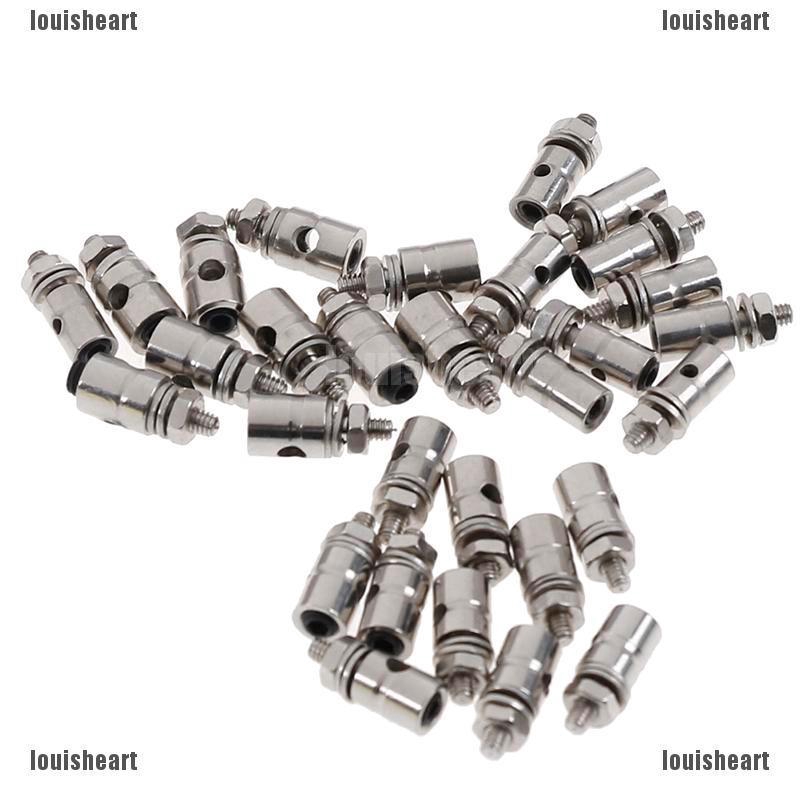 LHTH 10Pcs RC Airplane Boat Pushrod Linkage Stopper Servo Connectors
