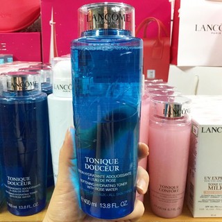 (📍สินค้าเคาเตอร์แท้ 💯%) #สูตรปราศจากแอลกอฮอล์💦 LANCOME TONIQUE DOUCEUR SOFTENING HYDRATING TONER ( ALCOHOL - FREE)