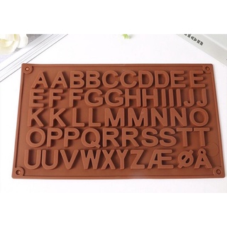 Silicone mold letters พิมพ์ซิลิโคน ทำขนม โมล์สบู่ ลายตัวอักษร