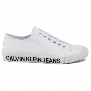 CALVIN KLEIN JEANS รองเท้าผ้าใบผู้ชาย | DEANGELO Sneakers in White