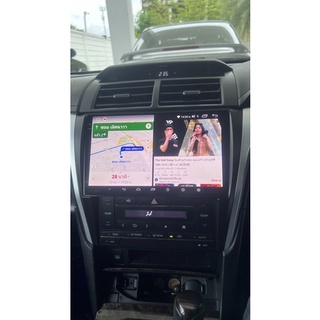 จอตรงรุ่น Camry 2016ภาพ2K จอ android ตรงรุ่นพร้อมหน้ากากปลั๊กตรงรุ่นไม่ตัดสายไฟ ขนาด 10 นิ้ว