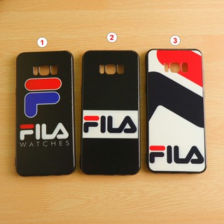 Samsung S8 / S8 plus เคสขอบนิ่มเส้นนูน FILA