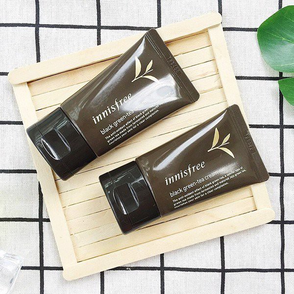 Innisfree black green tea cream 30ml. Shopee Thailand