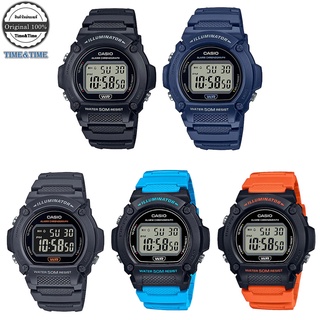 CASIO Standard นาฬิกาข้อมือผู้ชาย สายเรซิ่น รุ่น W-219H (ใหม่ แท้ ประกัน CMG)