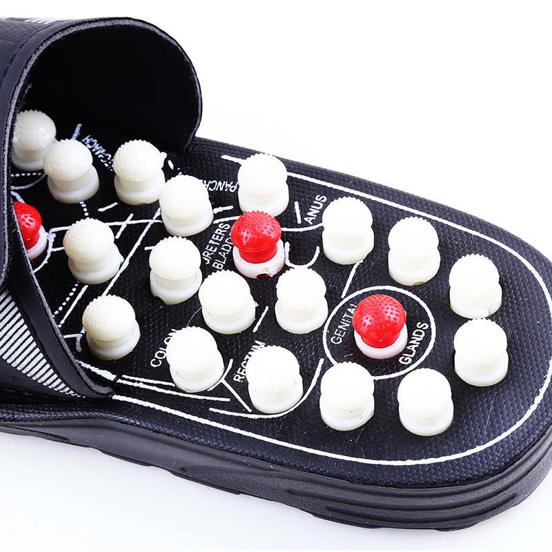 รองเท้านวดสำหรับผู้ชาย Men Massage Sandals Rotating Foot Massager Shoes