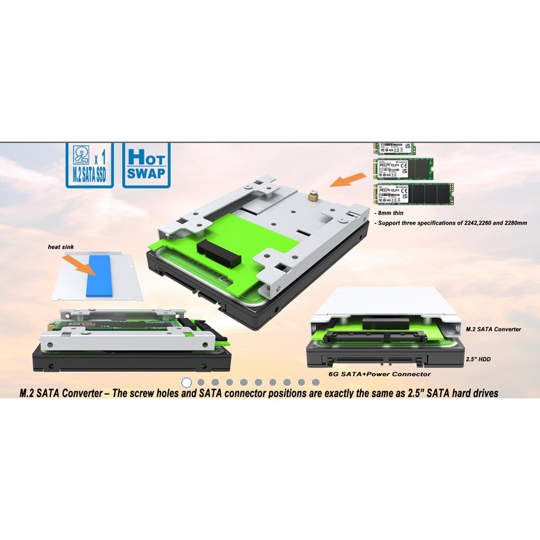 M.2SATA Converter    "M2S2S-S3"    STARDOM  /  RAIDON