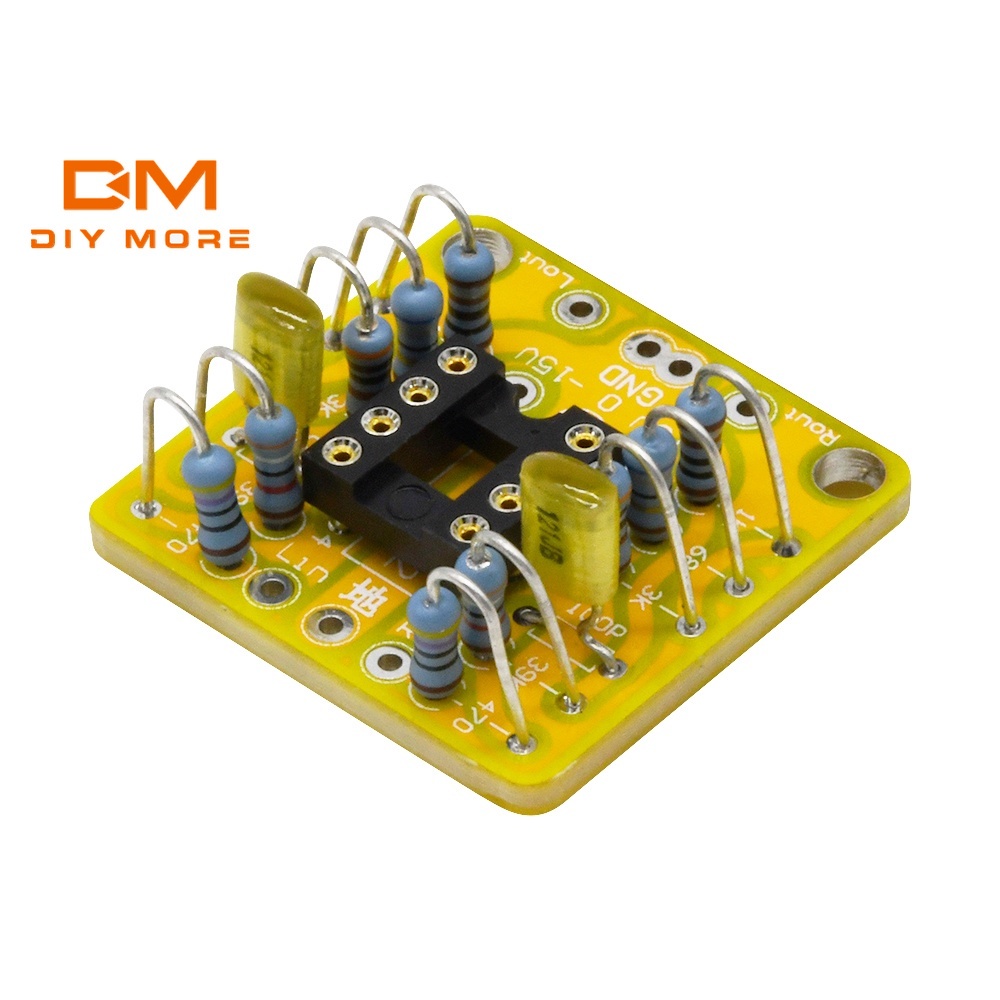 Diymore บอร์ดขยายเสียง Op พรีแอมป์ Dc สําหรับ Ne5532 Ad826 Opa2134 Opa2604
