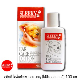 SLEEKY โลชั่นทำความสะอาดหู (ไม่มีแอลกอฮอล์) 100 มล.