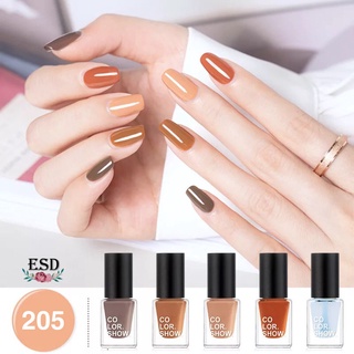 สีทาเล็บกึ่งเจล ไม่ต้องอบ MAYCREATE Healthy Nail Polish Set  เซ็ท 6 และ 5 ขวด ขนาด 5 ml.