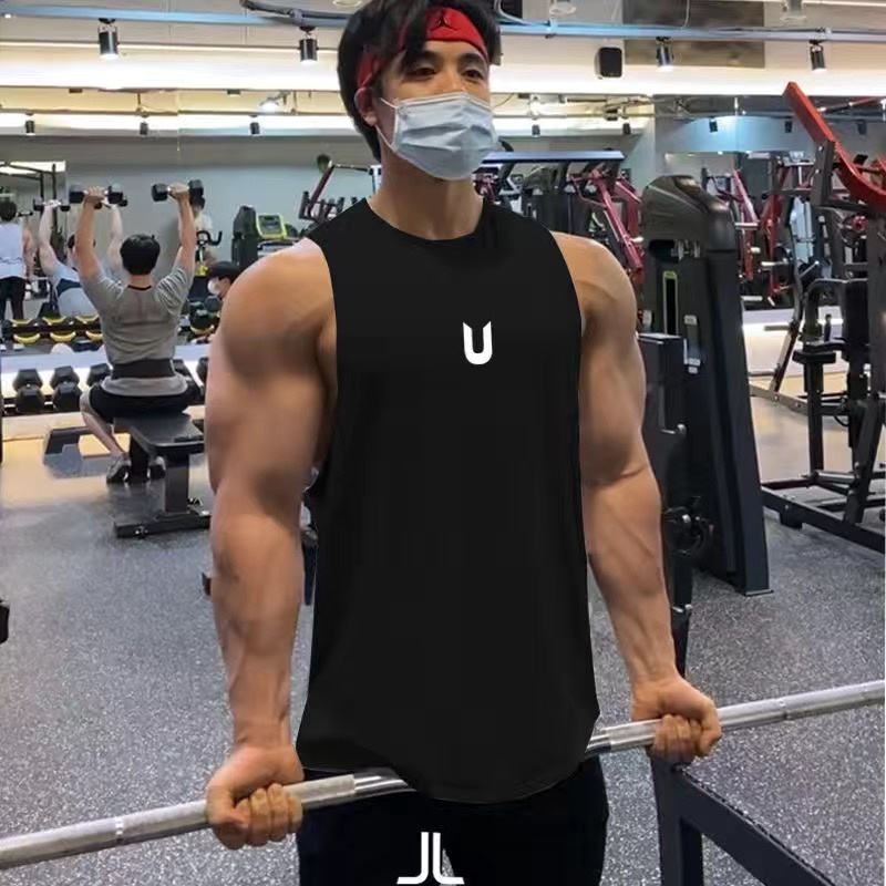 เสื้อกล้ามแขนกุด ระบายอากาศได้ดี แบบแห้งเร็ว สําหรับผู้ชาย ไซซ์ M - 4XL