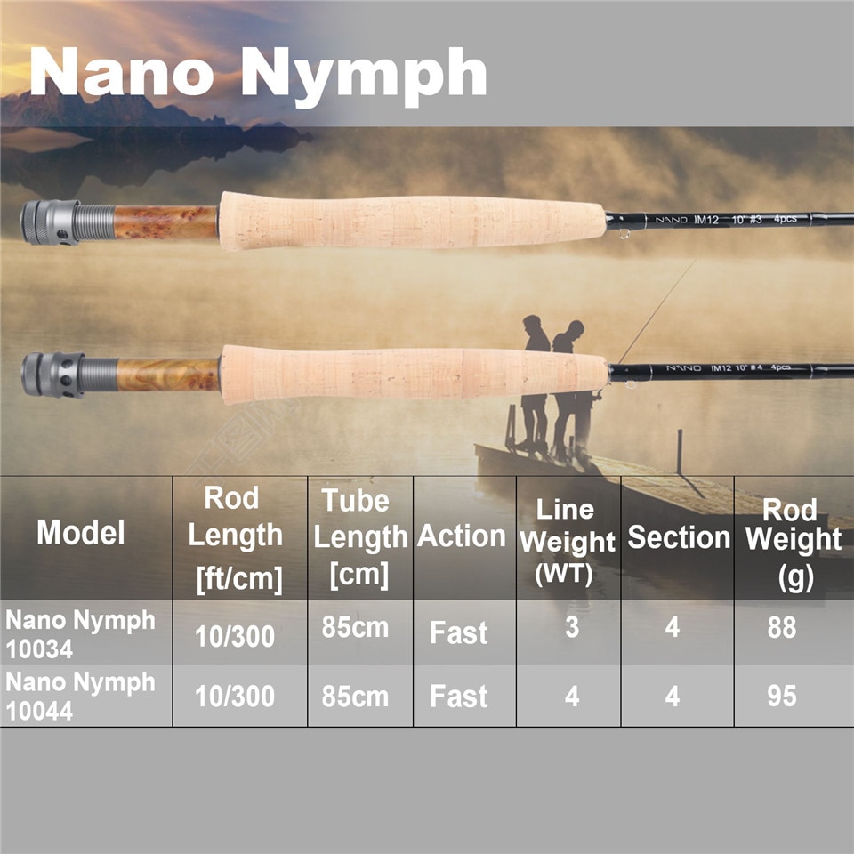 Maximumcatch Nymph Fly Fishing Rod Nano Japanese Carbon Nymph Fly Rod ...