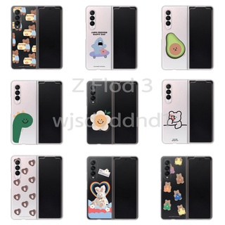 【Samsung Galaxy Z Fold 3 Case】Clear Trasparent Hard Cute 15 Korean Design Collection ver.1 Slim Hand Made Unique Made in Korea