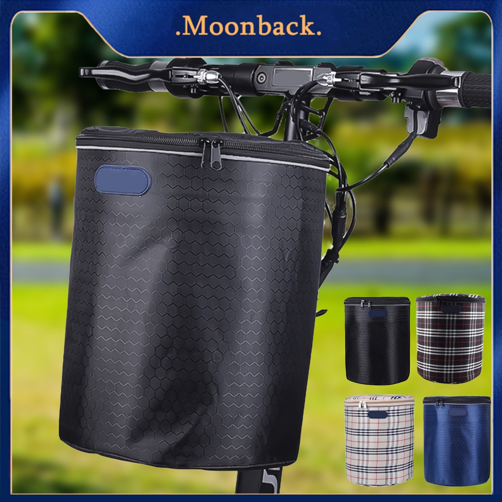 AGEKUSL Bike Basket Bag Front Rack Pack Carrier Bags For Brompton