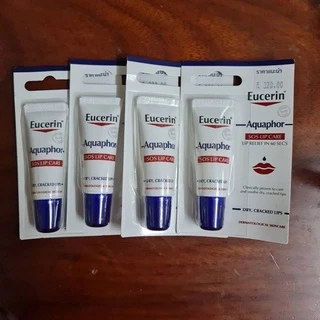 😊ฉลากไทยแท้💯 Eucerin lip Aquaphor SOS lip care 10 ml ยูเซอริน อควาฟอร์ ลิป แคร์ 10 กรัม ฟื้นบำรุงริมฝีปาก