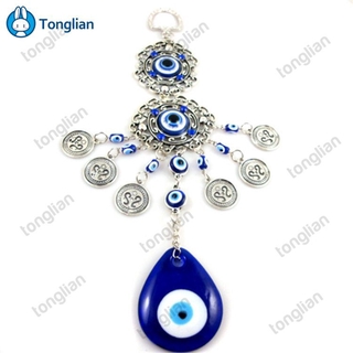 【Ready Stock】 Turkish Blue Evil Eye Hamsa Hand Elephant Amulet Wall Protection Hanging Lucky TONG