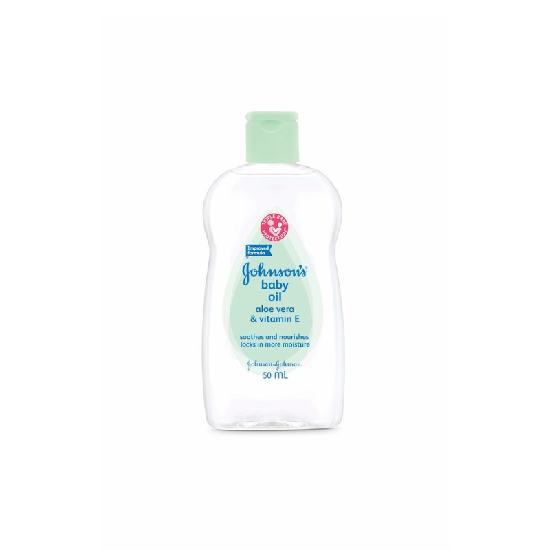 [Gift] Johnson's Baby จอห์นสัน เบบี้ ออยล์ อโลเวรา แอนด์ วิตามินอี 50มล. (สินค้าสมนาคุณงดจำหน่าย)