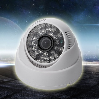 New 1100TVL CMOS Security Camera 48LED IR Color Indoor 3.6mm Dome CCTV QKC311