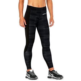 2XU Wmns Pattern Fitness Compression Tights wa4602b - กางเกงรัดกล้ามเนื้อ