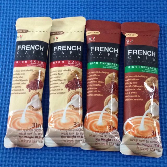 French Cafe (เฟรนช์ คาเฟ่) 3In1 แพค4ซอง | Shopee Thailand