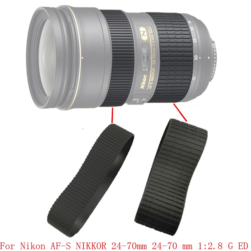 Lens แท้ ซูมได้ และแหวนยางโฟกัส สําหรับซ่อมแซม Nikon AF-S NIKKOR 24-70 มม. 24-70 มม. 1:2.8 G ED