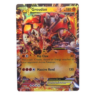 Groudon EX 85/160 กราดอน Pokemon Matt Card ภาษาอังกฤษ