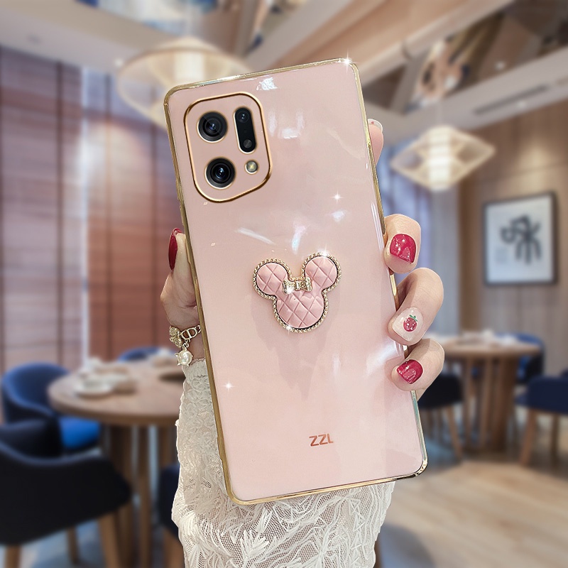 เคสโทรศัพท์ OPPO Find X5 Pro / X3 Pro Softcase TPU Handphone Casing Lovely Cute Bears Protection Back Cover FindX5Pro X5Pro Phone Case – โปรปัง
