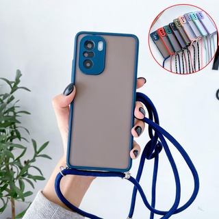 เคสโทรศัพท์มือถือ ซิลิโคนนิ่ม ใส กันกระแทก กันรอยเลนส์กล้อง พร้อมสายคล้องคอ และสายคล้องคอ สําหรับ Xiaomi 12x 12 Pro Redmi Note 11E 11pro 11s 10C