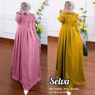 Selva DRESS IK - ชุดเดรสมุสลิม วัสดุพรีเมี่ยม สําหรับผู้หญิง