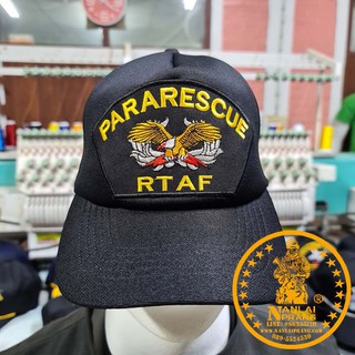 หมวกแก๊ป  RTAF  สีดำ