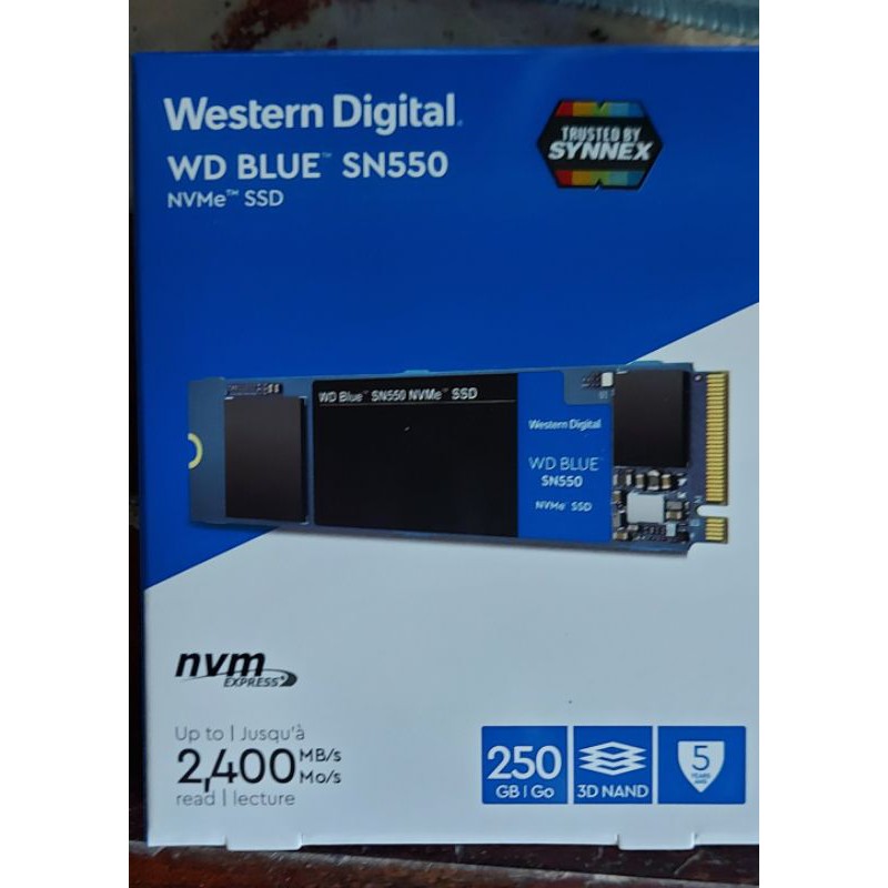 WD BLUE SN550 NVME 250GB