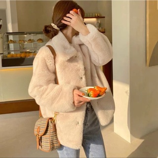 แจกเกตขนมิ้ง งานสไตล์เกาหลี รุ่น CARROT mink jacket