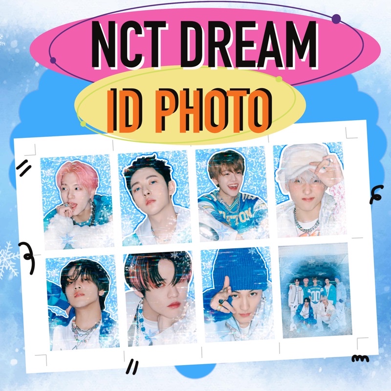 🕹Glitch mode nct dream🕹id photo รูปติดบัตรน่ารักๆ ได้ครบ 7 เมมเบอร์