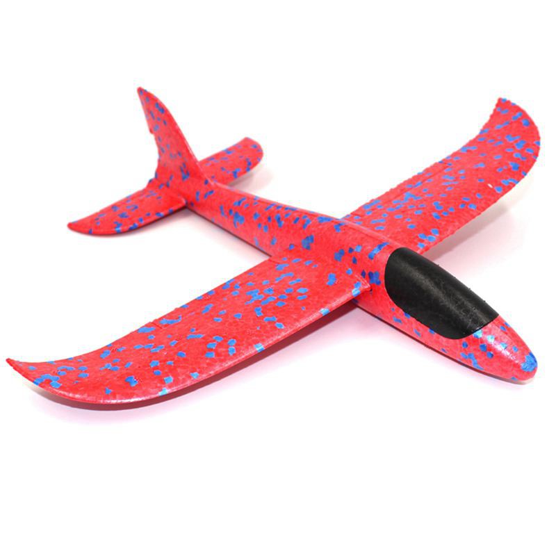Foam Hand Throw Airplane Rubber Band Ejection Launch Glider Plane 35CM ToysD FH 