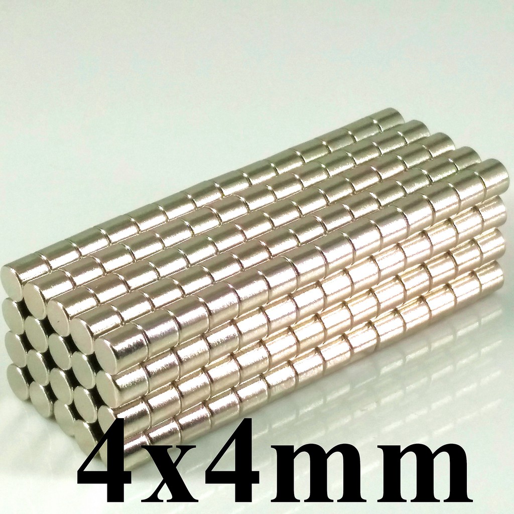 10ชิ้น แม่เหล็กแรงสูง 4x4x4มิล สี่เหลี่ย 4*4*4มิล Magnet Neodymium 4*4*4mm แม่เหล็ก นีโอไดเมียม 4x4x4mm